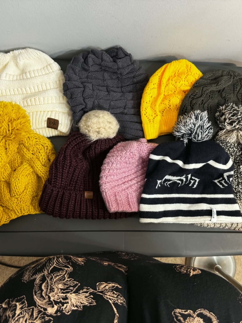 Lot of 12 Assorted Winter Beanies - Columbia, Roots, and More